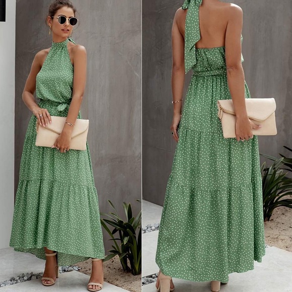 Amazon Halter Maxi dress- blogger fav! - Picture 2 of 3